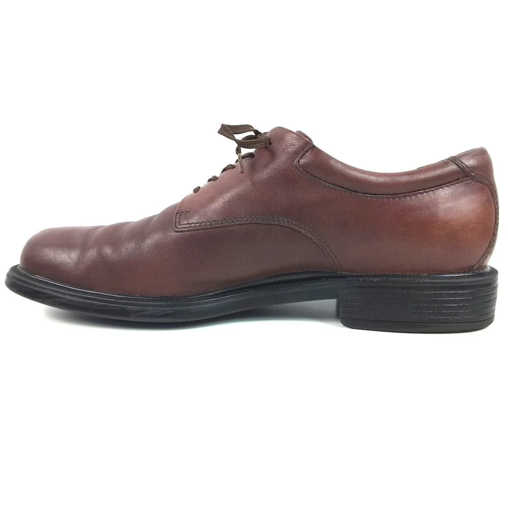 Rockport Margin Men's Brown Oxfords‎ Leather Casual Lace Up Shoes Size 10 M